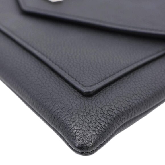 Louis Vuitton  Mylockme Leather Chain Crossbody Bag Black - Picture 10 of 12